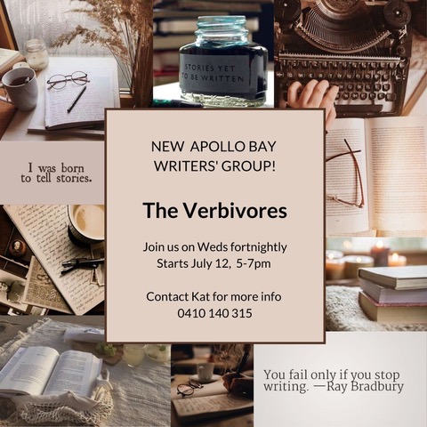 thumbnail_WRITERS GROUP The Verbivores Weds 1-3 Fortnightly from July 12th Contact Kat 0410 140 315